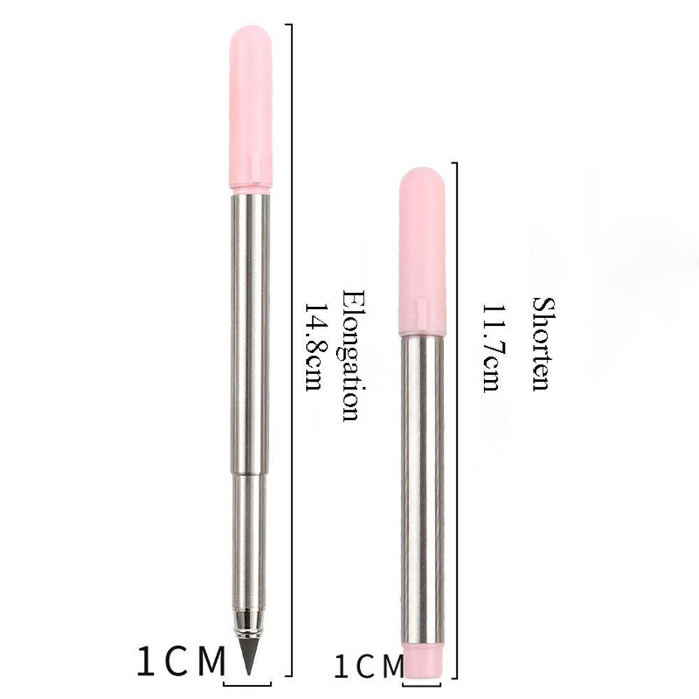 Stationery Signature Creativity Metal Pen Pencil Inkless Pencil Retractable Pen