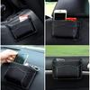 BetterJonny 2 Pcs Car Side Pocket Organizer, PU Leather Car Seat Side Storage Pocket Multifunctional Auto Console Side Storage Bag for Car Interior