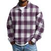 Men Casual Button Down Shirt Golf Pullover V Neck Stand Collar Fashion Fall Sweatshirt