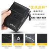Men's Short Wallet European American Youth Multi Card Buckle Large Capacity Zipper Coin Purse