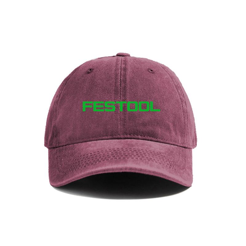 Festool Baseball Cap Distressed Hats Cap Unisex Retro Outdoor Summer Adjustable Hat MZ-135