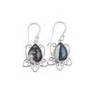 Natural Dendritic Opal Gemstone 925 Sterling Silver Pretty Jewelry Earrings EE-40-21