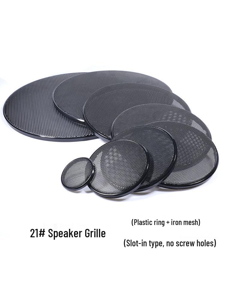 Black Speaker Grille: Metal Mesh Covers for 1-inch To 10-inch Car Speakers