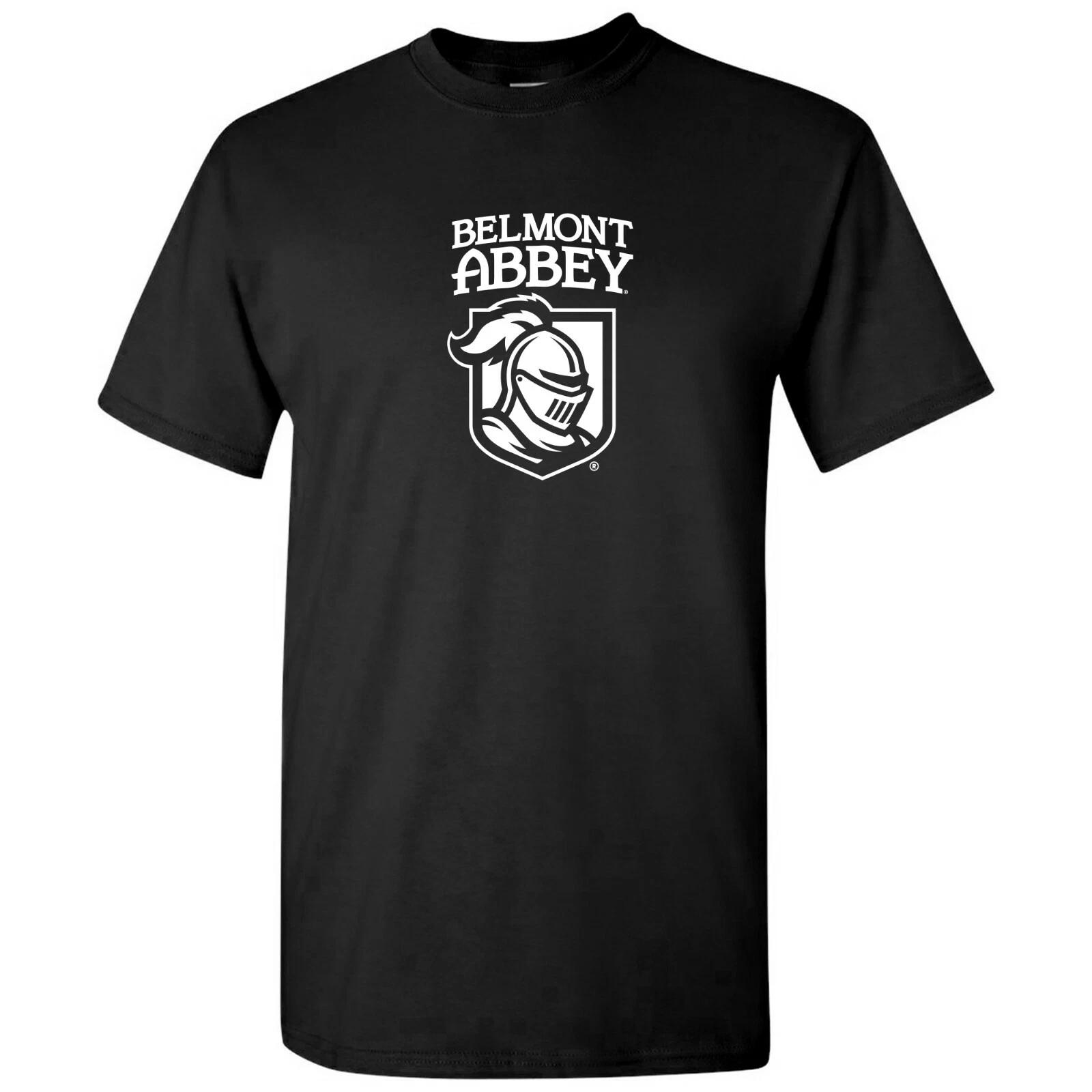 Belmont Abbey College Crusaders Arch Logo T-Shirt - Black L