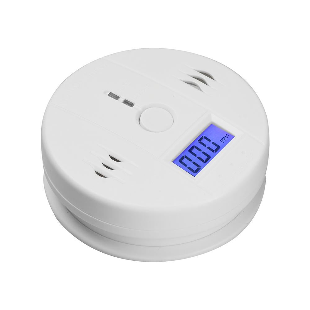 Carbon Monoxide Alarm Smoke Alarm Co Detector LCD Display Alarm Home Wireless Toxic Gas Leak Detector Fire Sound Alarm