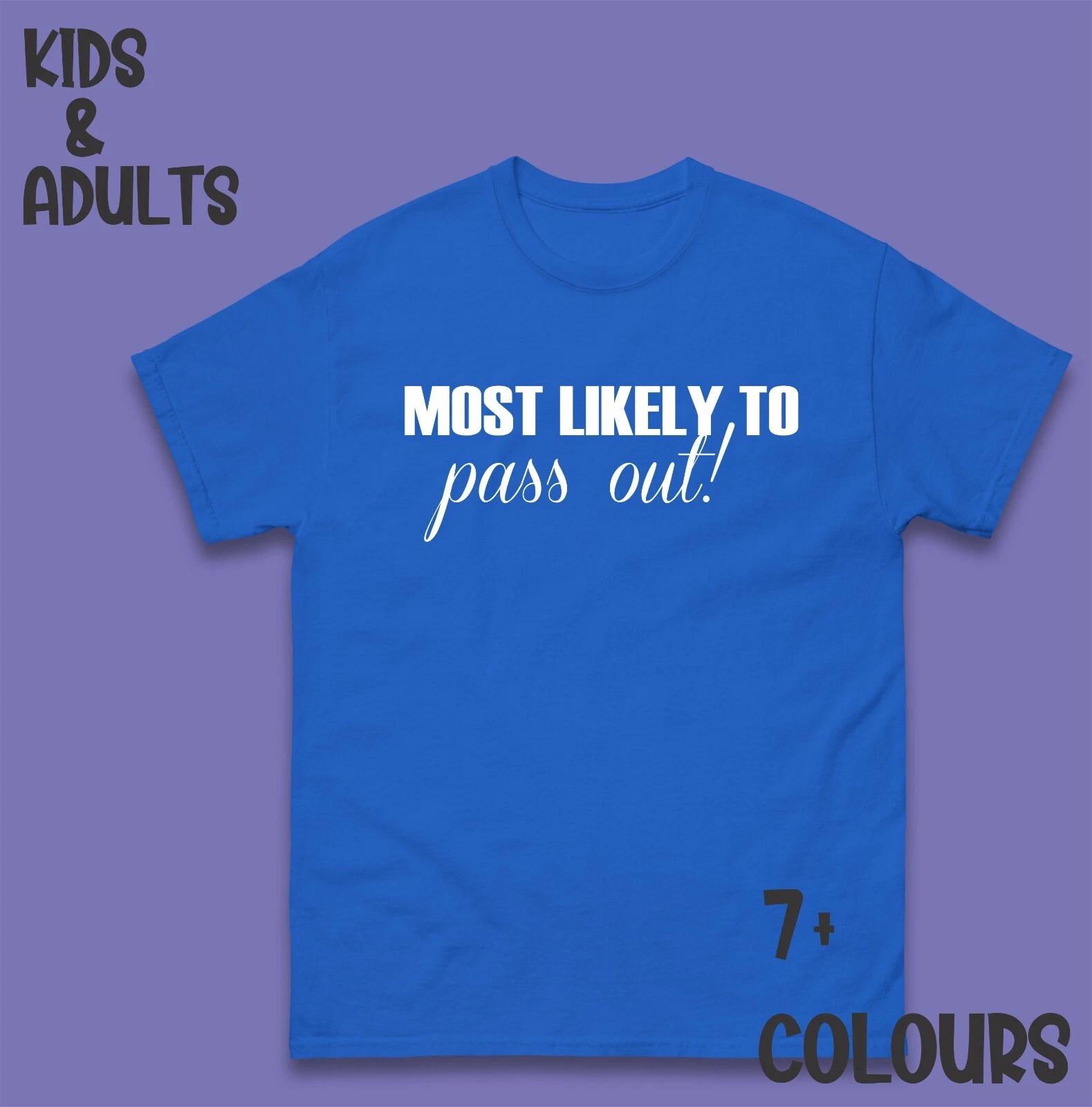 Most Likely To Hen Party Personalised Printed T-Shirt, Personalised Hen Do, L