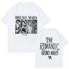 Bruno Mars Print Vintage Tshirt The RoUnisextic Tour 2026 Graphic T Shirt Unisex Women Fashion Short Sleeve Tshirt Clothes