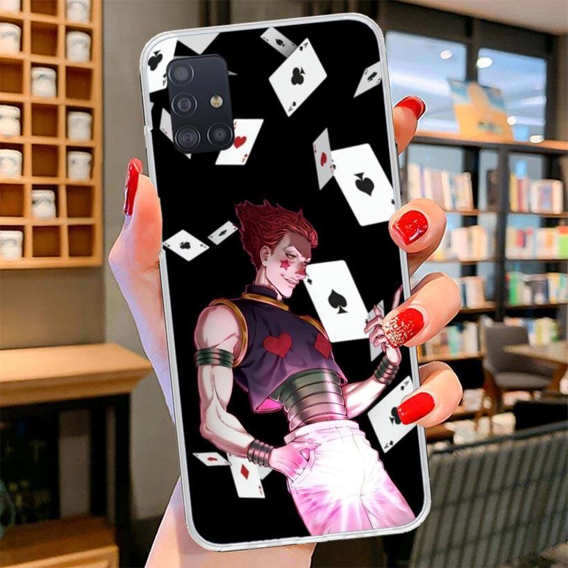 Hunter X Hisoka Cover Phone Case For Samsung Galaxy A12 A22 A32 A52 A72 A02S Phone Case Note 20 Ultra 10 S10 Plus A51 A71 A50S A