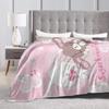 Coperte Sugarbunnies Morbida Calda Coperta Plaid in Flanella Biancheria da Letto per Letto Soggiorno Picnic Viaggio Casa Divano