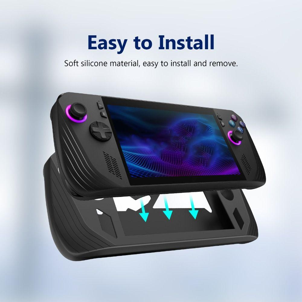 Silikon-Gaming-Handhelds-Gehäuse, weiche Wippkappen für ASUS ROG Ally X 2024