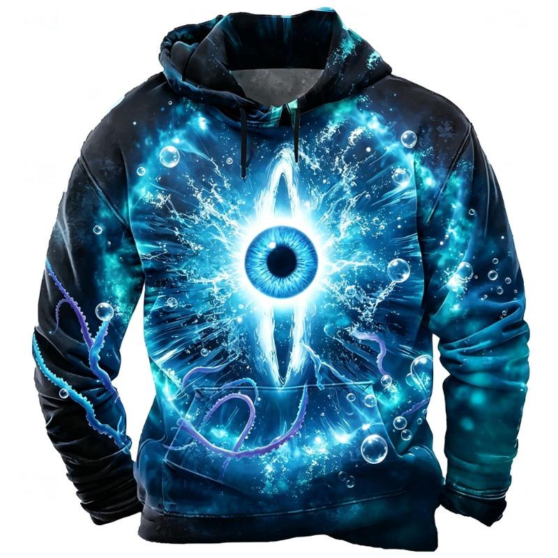Men Honey Bee Honeycomb 3D Full Print Hoodie Insect Graphic Casual Long Sleeve Street Hooded Sweatshirt