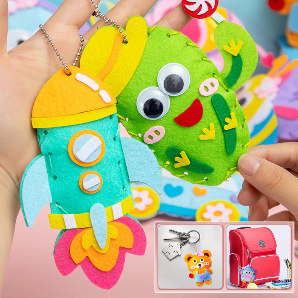 DIY Sewing Kit For Kid Portable DIY Felt Sewing Craft Kit Birthday Present