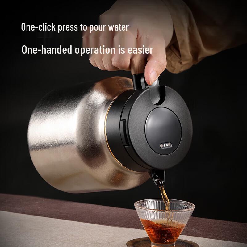 Temake Smart Insulated Titanium Teapot