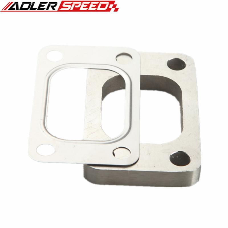 For T25 T28 T304 SS Turbo Manifold Turbo Charger Inlet Flange W/ 304SS Gasket