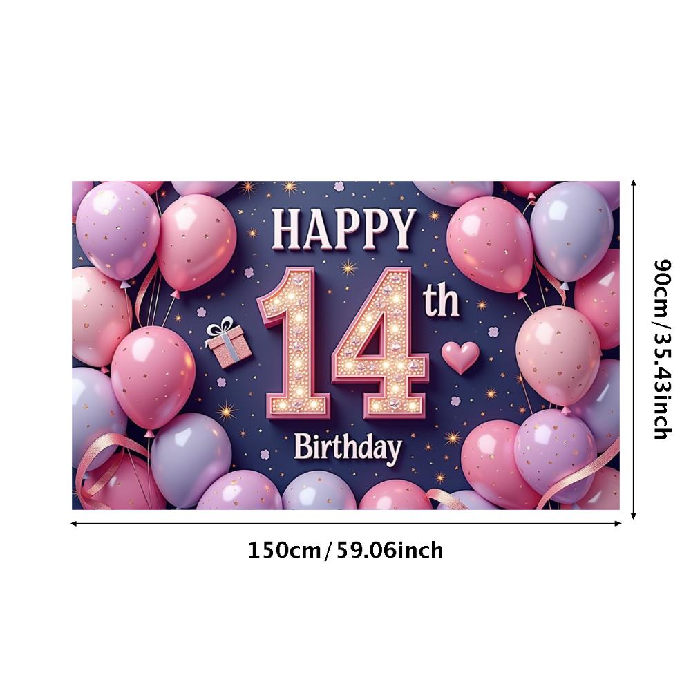 

Decorative Design Party Backdrop Colorful Birthday Banner Banner for Party Background Kids Party Indoor