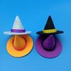 4pcs/set Cute Halloween Car Ornaments Mini Magic Hat Wizard Hat Ornaments Decor