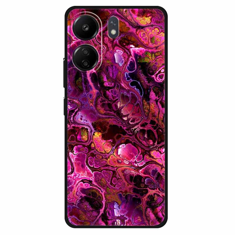 

For Redmi 13C 4G 13 C Cases Fashion Silicone Soft Lovely Landscape TPU Covers For Xiaomi Poco C65 Cases Redmi13c 4g Phone Shells Poco C65