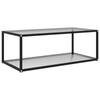 Day and Night - Day and Night Transparent Tempered Glass Coffee Table 100x50x35 Cm