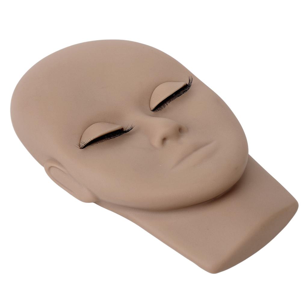 Eyelash Mannequin Head Double Laryer Eyelash Extension Removable Eyelids Makeup Practice Head