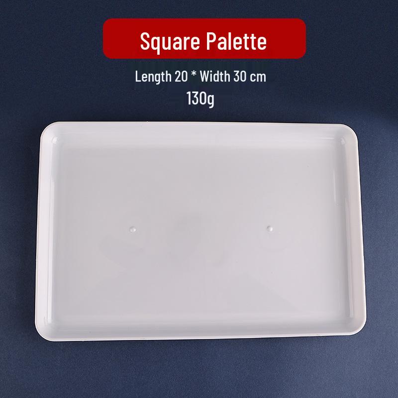 

Imitation Porcelain Five-Layer Stackable Color Mixing Palette with Lid for Acrylic Paint and Ink.