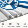 1pc FC Schalke 04 Print Flannel Blanket, High Quality Comfortable for All Seasons, Home Decor, Warmth and Comfort, Perfect for Christmas Gifts50