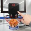 Electronic Scoring Basketball Board Indoor External Box Scoring Metal Circle Foldable Dunks Target Sports Toy