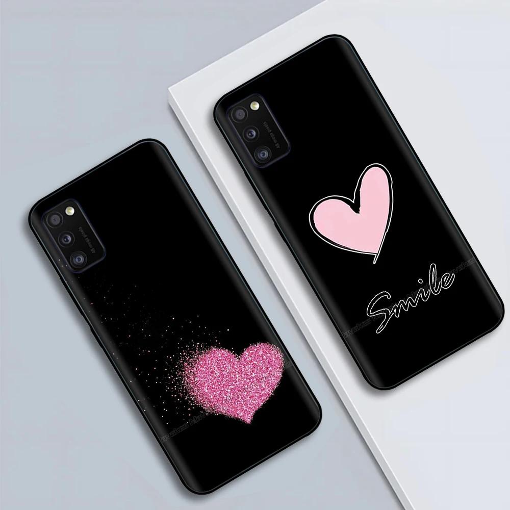 Voor Samsung Galaxy A41 Hoesje A415F Schattig Schattig Zacht Glad Vloeibaar Siliconen Volledige Bescherming Cover Voor Samsung A41 A 41 Siliconen Hoesjes