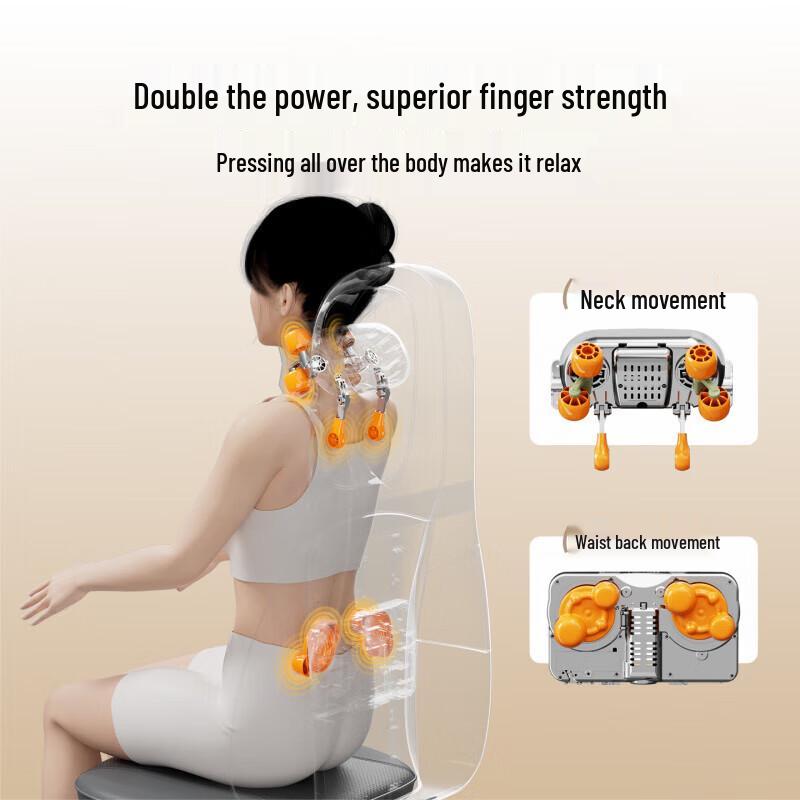 Aux Multi-functional Full Body Electric Kneading Massage Cushion CN Plug (adapter Included)