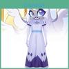 Hazbin Hotel Angel Emily Cosplay Kostume Komfortabelt Polyesterstof Til Halloween