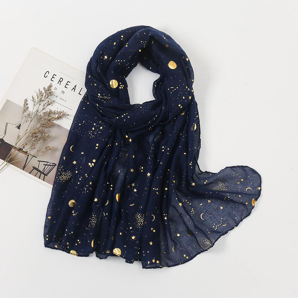 New Glitter Shimmer Hijab Scarf Cotton Viscose Headscarf Muslim Long Shawls Big Size Shawls Foulard Islam Head Wraps 180*80cm