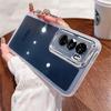 Camera Lens Protection Transparent Phone Case for Samsung S25 S24 Ultra S23 S22 Plus S21 S20 FE Shockproof Clear Colorful Cover