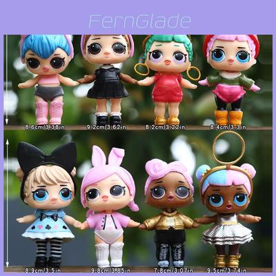 Lol Surprise Pvc Doll Figures With Micro Landscape Decor For Kids And Collectors