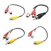 Durability 1 Male to 2Female Cable with Gold Plate Connectors for Clear Music Video Signal Distribution Splitter