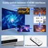 8K Switcher 5 Inputs 1 Output HDMI Selector HDMI Switcher with Remote Control 48Gbps HDCP To Work with HDMI2.1 8K@60Hz/4K@120Hz HDMI2.1 2.3 [Confirmed
