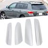 4Pcs Roof   Rack Rail End Cover Roof Rack       Cover Replacement for     2007 To 2013