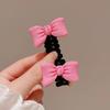 1PC New Lovely Beaded Big Flowers Elastic Spiral Hair Rope Head Rope Ponytail Hair Ring Rubber Band Headdress For Kids