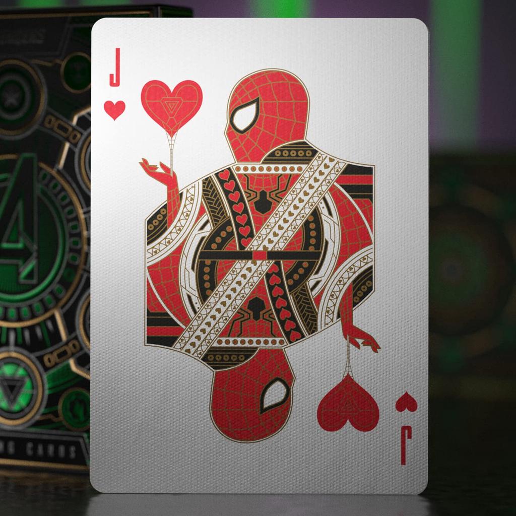 theory11 Avengers: Infinity Saga Playing Cards Green
