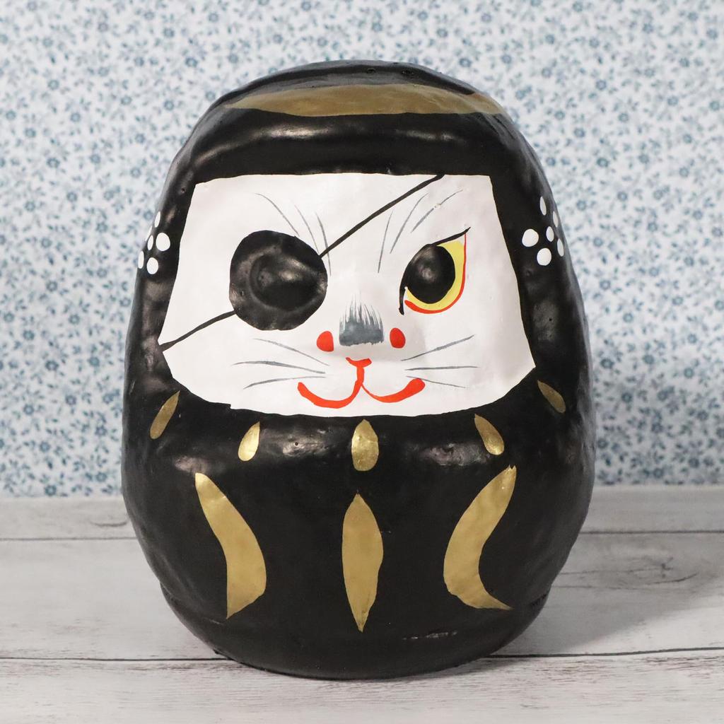 Castle Enterprises Date Daruma Nekomune Made in Japan Japanese Souvenir