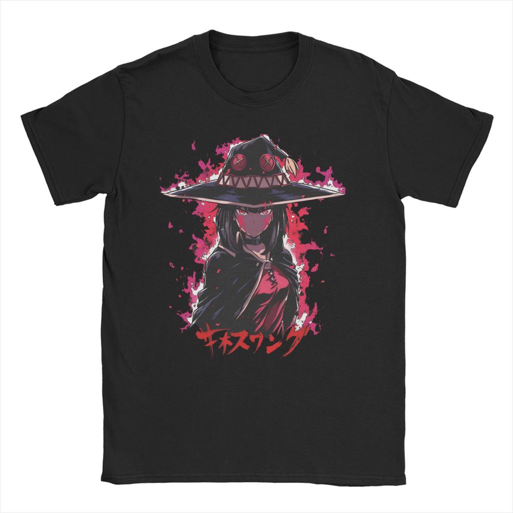 Konosuba Getting Arrested Meme Anime Video Game TShirt for Unisex WOMEN Cotton T Shirt Short Sleeve Tees Birthday Present Tops
