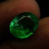 7 Ct Natural Untreated Green Colombian Emerald Oval Cut CERTIFIED Loose Gemstone A1-3185