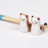 Cat Spoon Chopsticks Ceramic Rest Kitchen Accessories Set of 6