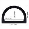Nieuwe D-Vormige Tas Handvatten Hars 120x80MM Handtas Handvatten Tas Vervanging Handtas