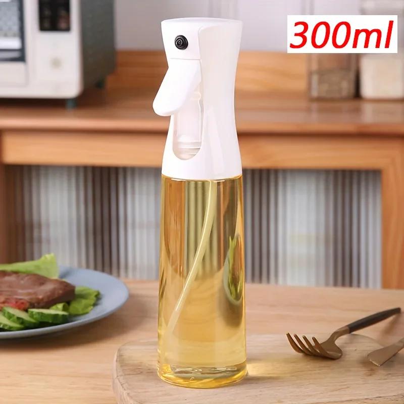 3pcs 200/300/500ml Oil Spray Bottle Kitchen Cooking Olive Oil Dispenser Camping BBQ Baking Vinegar Soy Sauce Sprayer Containers