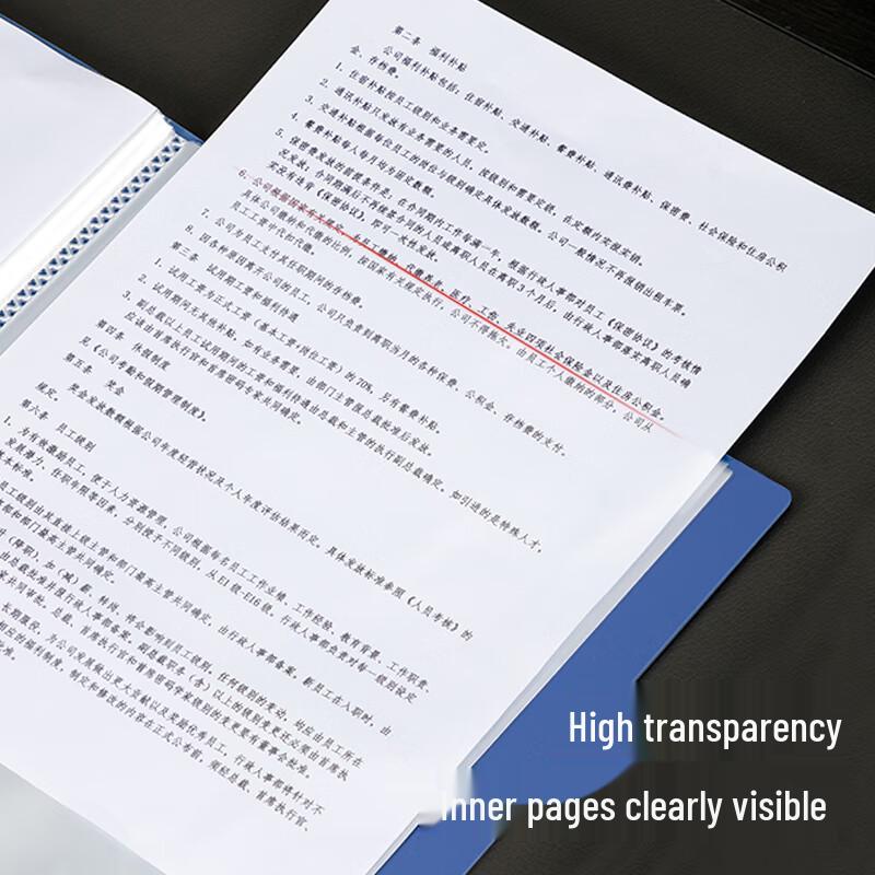 Deli 5006 A4 80-Pocket Display Book