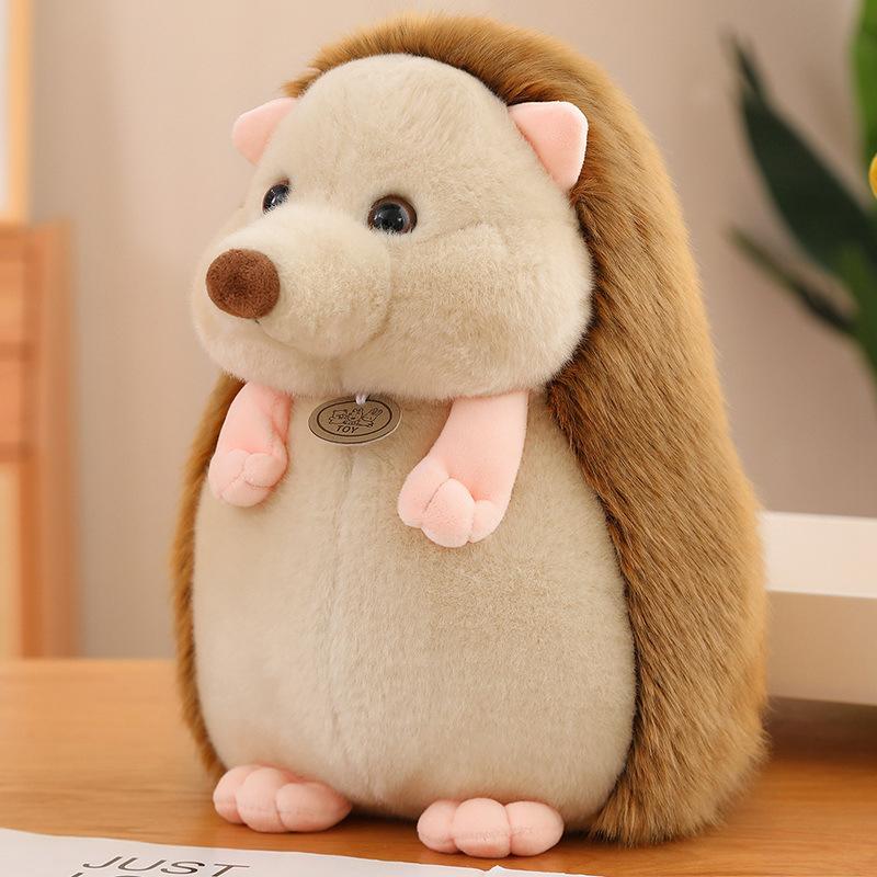 

Симуляция стоячей позы кукла-маленький ежик милое животное исцеляющая кукла плюшевая игрушка кукла украшение 17cm/ 0.11kg