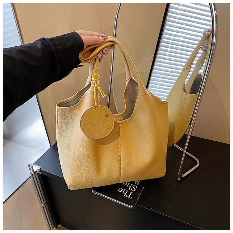 Versatile Retro Portable Tote Bag, New Fashionable One-shoulder Child and Mother Bag, Casual Simple Messenger Bag