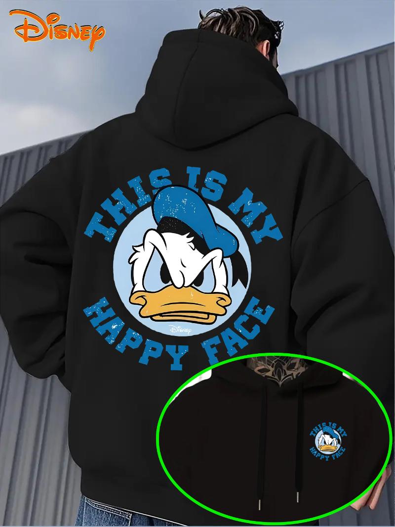 

Men s Hoodie - Donald Duck Cartoon Printed Hoodie Hoodie Disney Fan Birthday Gift Fashion Street Loose Sports Hoodie 3XL