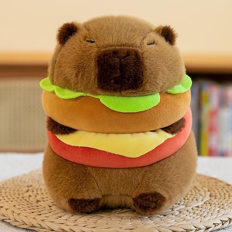 Premium Eight-inch Machine Doll Plush Toy Wedding Throwing and Pushing Event Gift Capybar Doll
