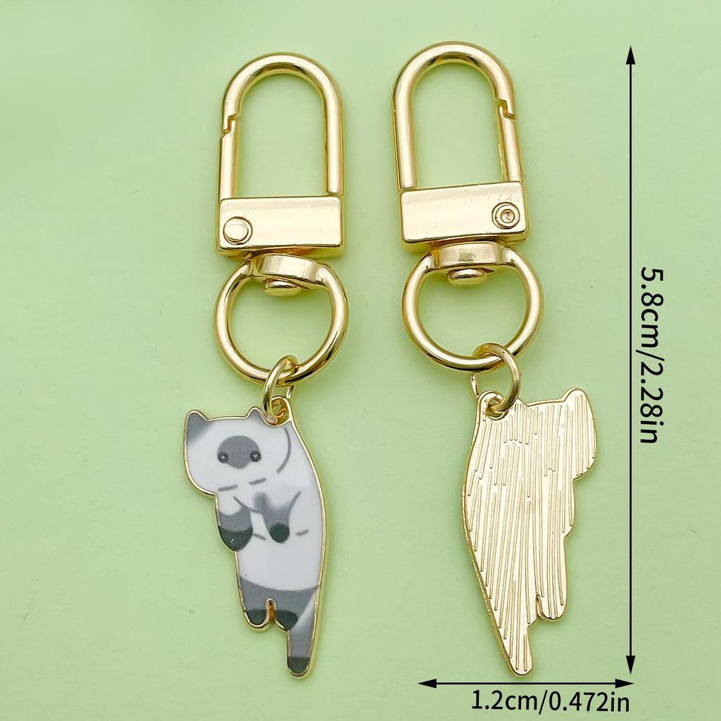 Sailor Moon Luna Cat Keychain - Cute Cartoon Pendant for Bags and Backpacks