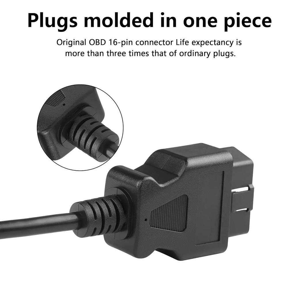 16PIN Male To Female OBD2 OBD II Car Extension Cable 3/2/1.5/0.3 Meters For Auto ELM327 Connector Interface Adapter